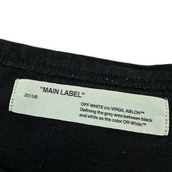 Off-White Off Orange Font T Shirt