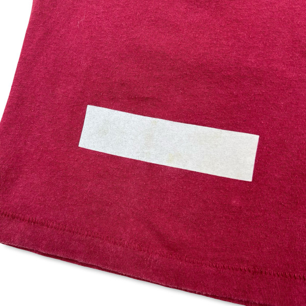 Off-White Burgundy Arrows Long Sleeve T Shirt  