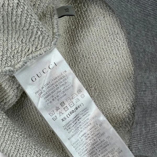 Gucci Star Printed Logo Grey Hoodie