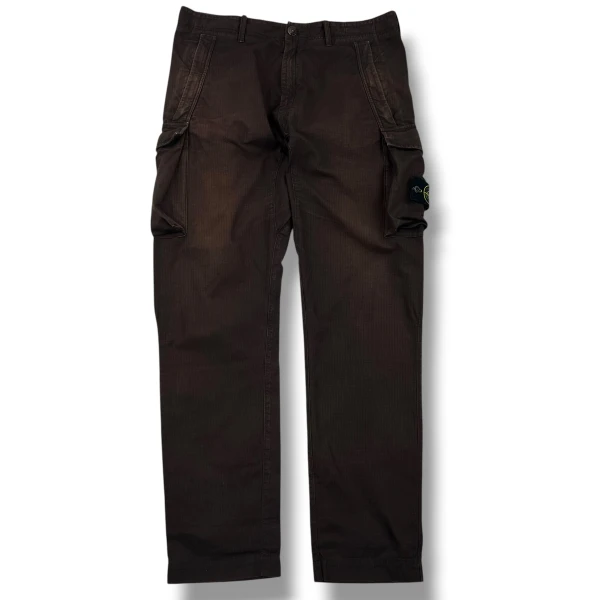 Stone Island Brown Cargo Trousers 