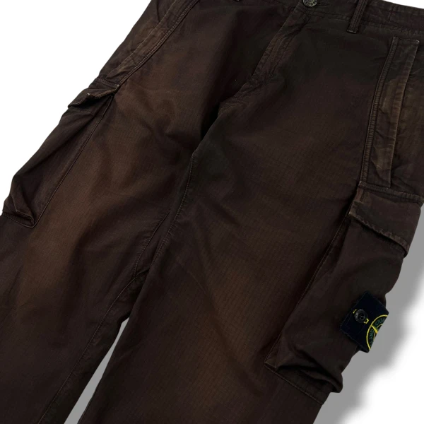 Stone Island Brown Cargo Trousers 