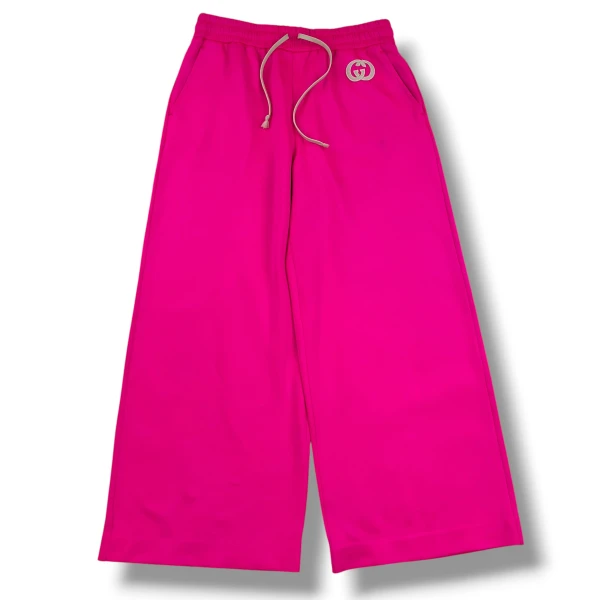 Gucci Pink Wide Leg Sweatpants 