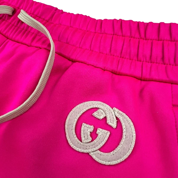 Gucci Pink Wide Leg Sweatpants 