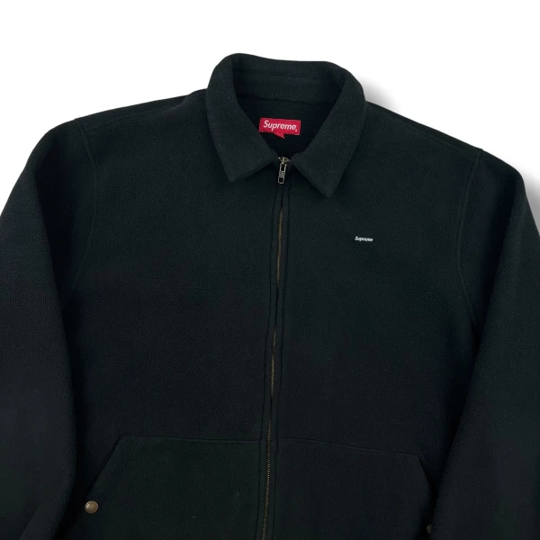 Supreme Black Polartec Harrington Jacket 