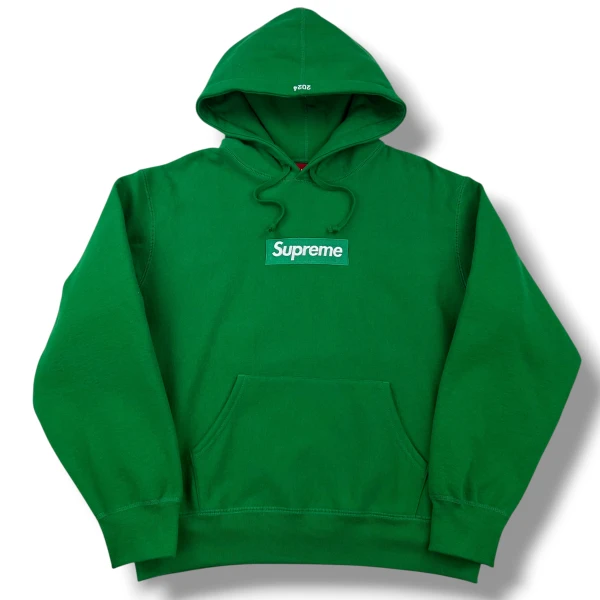 Supreme Green Box Logo Hoodie