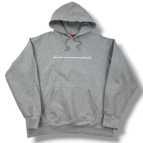 Supreme Shop Grey Hoodie