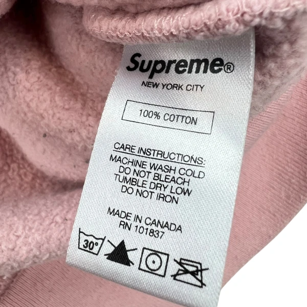 Supreme Pink Taped 1/4 Zip