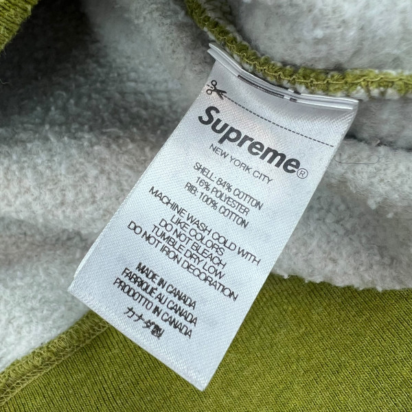 Supreme Olive Mini Box Logo Sweatshirt 