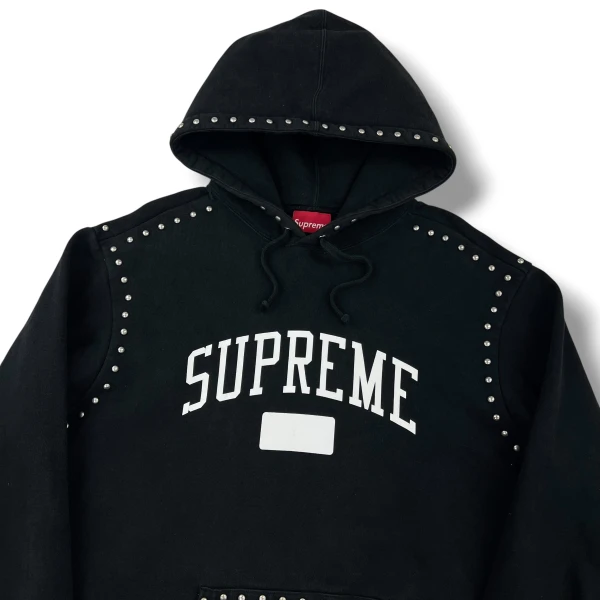 Supreme Studded Black Hoodie 