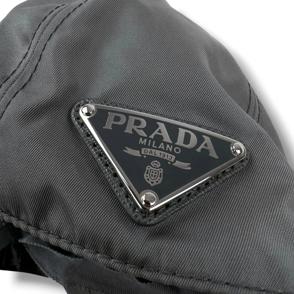 Prada Grey Re-Nylon Cap