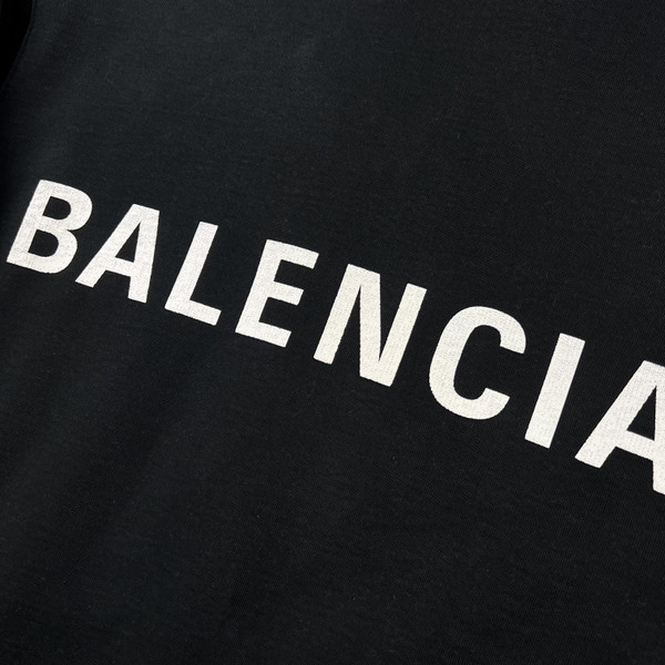 Balenciaga Back Logo Black Hoodie