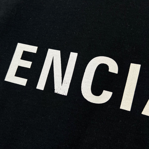 Balenciaga Back Print Black Hoodie