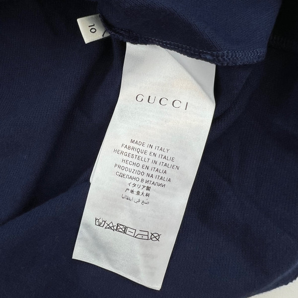 Gucci Girls Navy Bow Dress 10yrs 