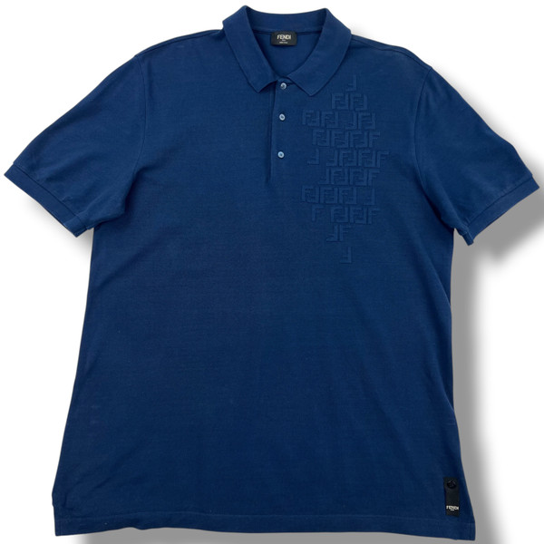 Fendi Navy Polo Shirt