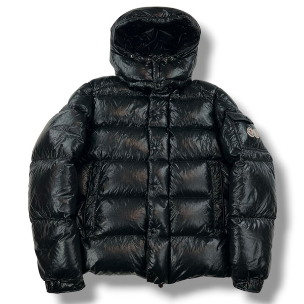 Moncler 70th Anniversary Black Maya Puffer Jacket 