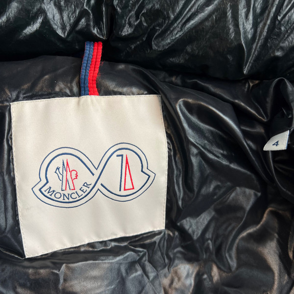 Moncler 70th Anniversary Black Maya Puffer Jacket 