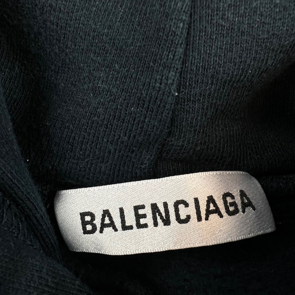Balenciaga Est 1917 Navy Hoodie 