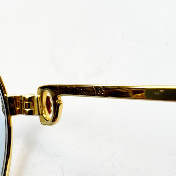 Cartier 'S' Saphir Sunglasses - Genuine Sapphire Cabochon Cut 