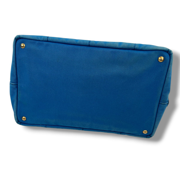Prada Canapa Blue Handbag 
