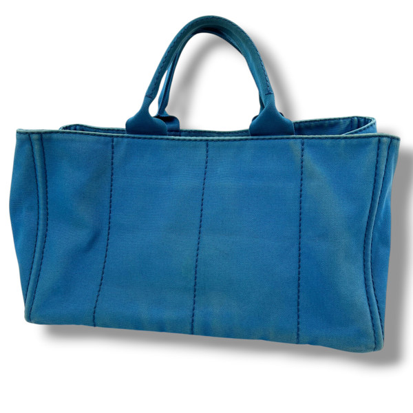 Prada Canapa Blue Handbag 