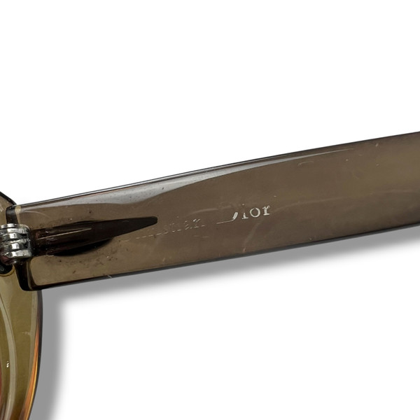 Christian Dior Khaki Sunglasses w/ Custom Pink Lenses
