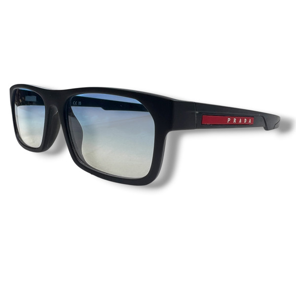 Prada VPS 08O Sunglasses w/ Custom Sky Blue Lenses