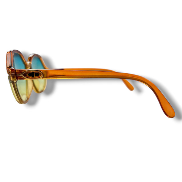 Christian Dior Orange Yellow Gradient Sunglasses
