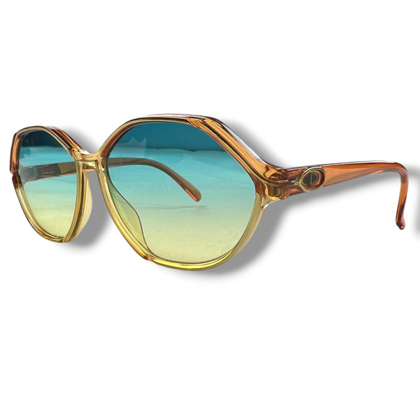 Christian Dior Orange Yellow Gradient Sunglasses