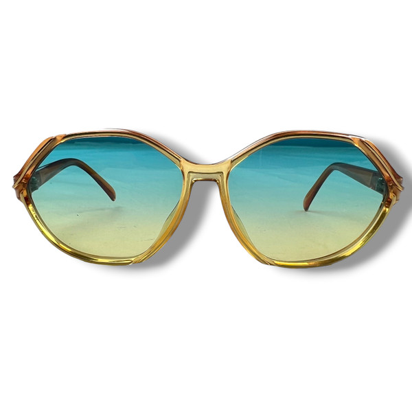 Christian Dior Orange Yellow Gradient Sunglasses