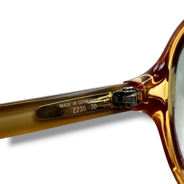 Christian Dior 2235 Burgundy & Gold Sunglasses