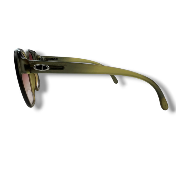 Christian Dior 2017 Dark Green Sunglasses w/ Custom Rose Lenses