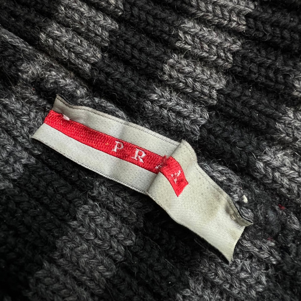 Prada Sport Striped Beanie