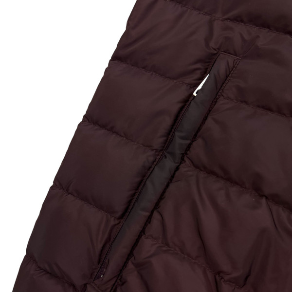 Prada Milano Burgundy Puffer Jacket 