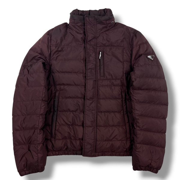 Prada Milano Burgundy Puffer Jacket 