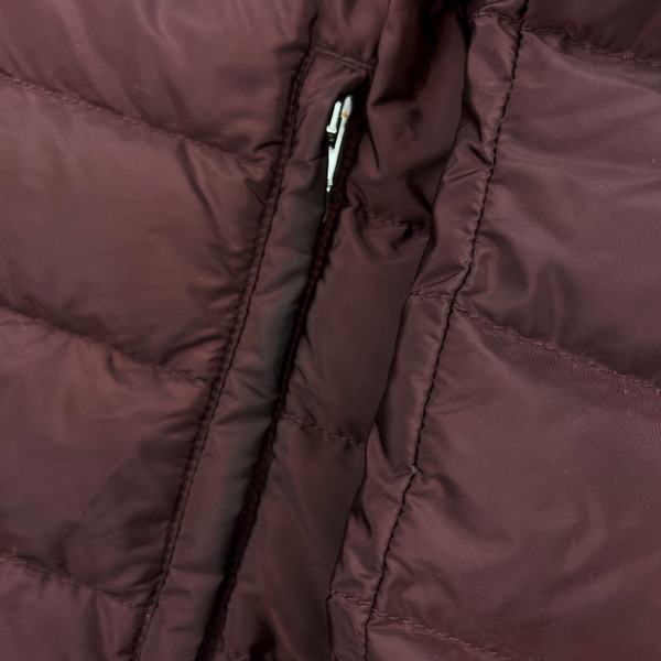 Prada Milano Burgundy Puffer Jacket 