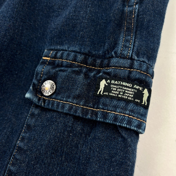 Bape Cargo Denim Jeans