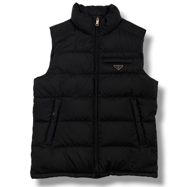 Prada Re-Nylon Black Gilet 