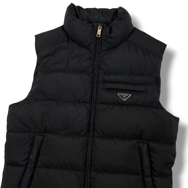 Prada Re-Nylon Black Gilet 