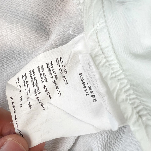 Prada Sport White & Navy Sweatpants 