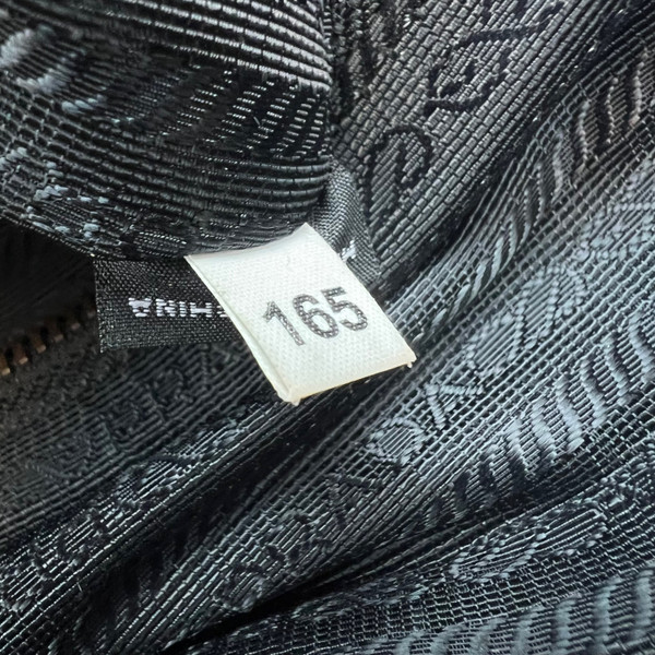 Prada Black Leather Waist Bag 
