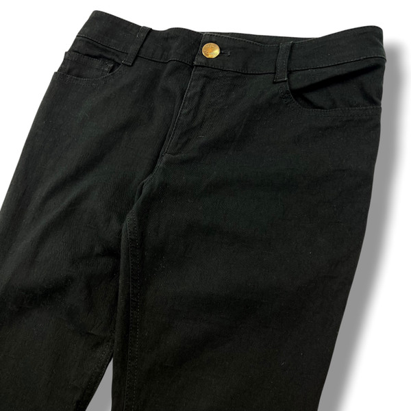 Louis Vuitton Women's Black Monogram Jeans 
