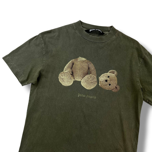 Palm Angels Kill The Bear Khaki T Shirt