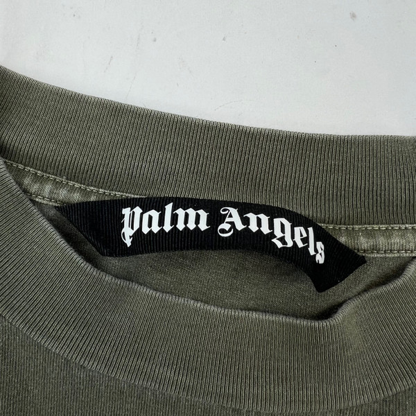 Palm Angels Kill The Bear Khaki T Shirt