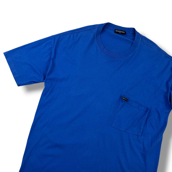Balenciaga Europe 2018 Blue T Shirt