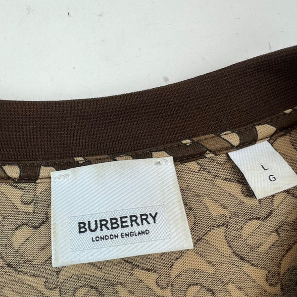 Burberry TB Monogram Panelled T Shirt