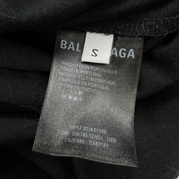 Balenciaga BB Crest Black T Shirt 