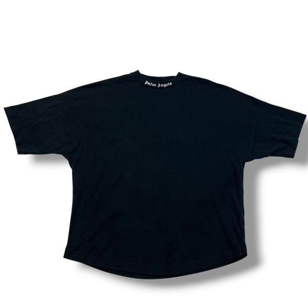Palm Angels Black Spellout T Shirt