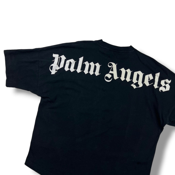 Palm Angels Black Spellout T Shirt
