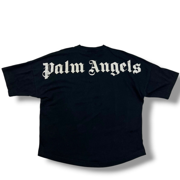 Palm Angels Black Spellout T Shirt