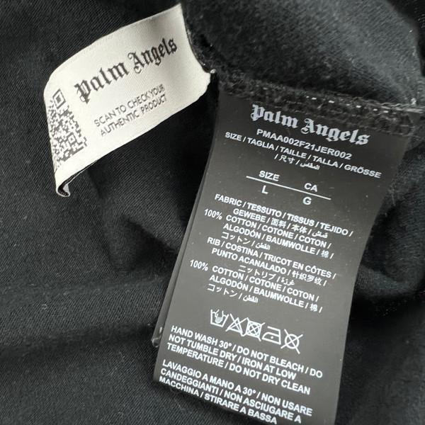 Palm Angels Black T Shirt 